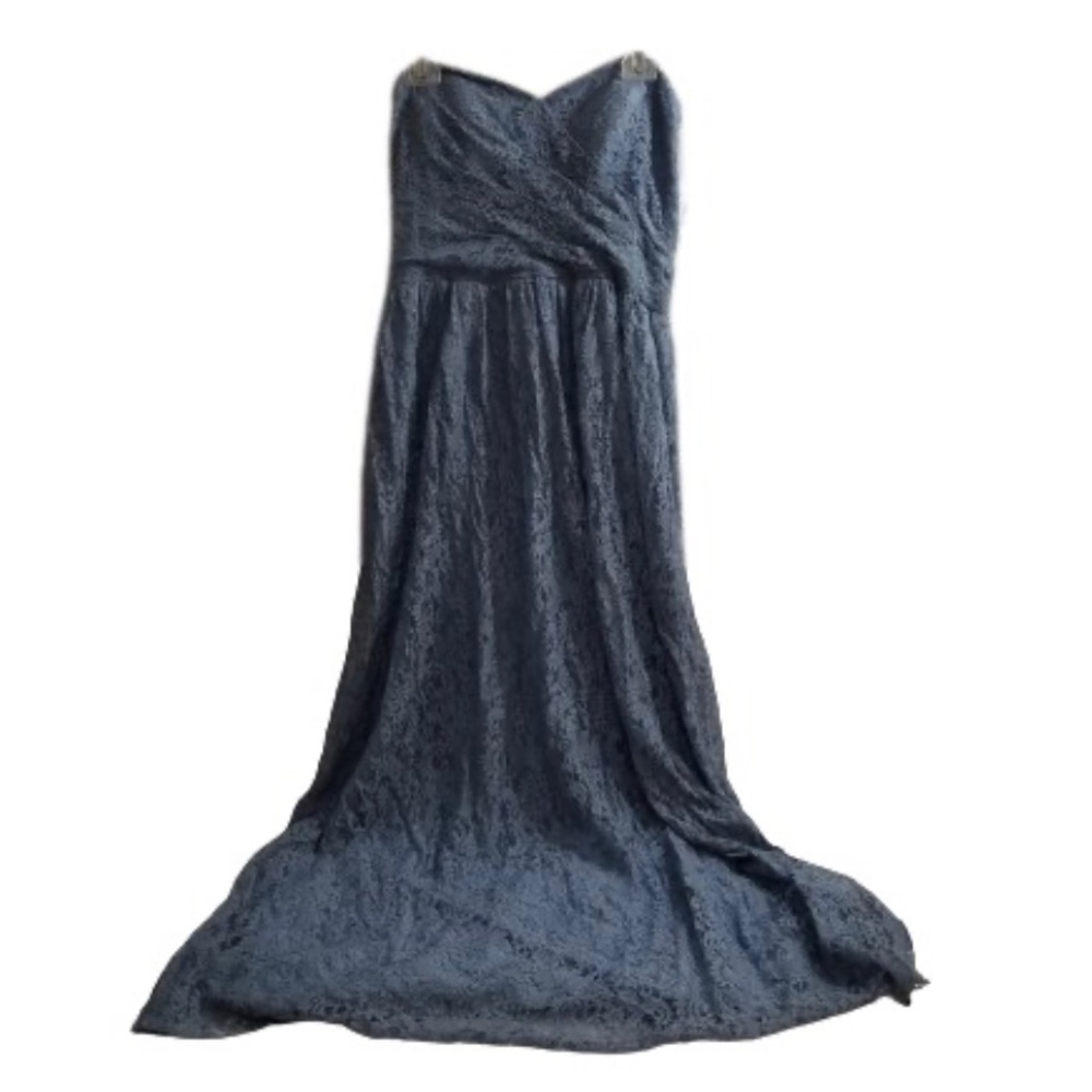Jasmine Belsoie Womens Lace Strapless
Long Dress Gown- Size 16 - Amethyst NWT